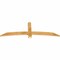 Ekena Millwork Bellingham Rough Sawn Timber Gable Bracket, Western Red Cedar, 72"W x 24"H x 2"D x 4"F, 8/12 Pitch GBW072X24X0204BEL00RWR - alternate 2